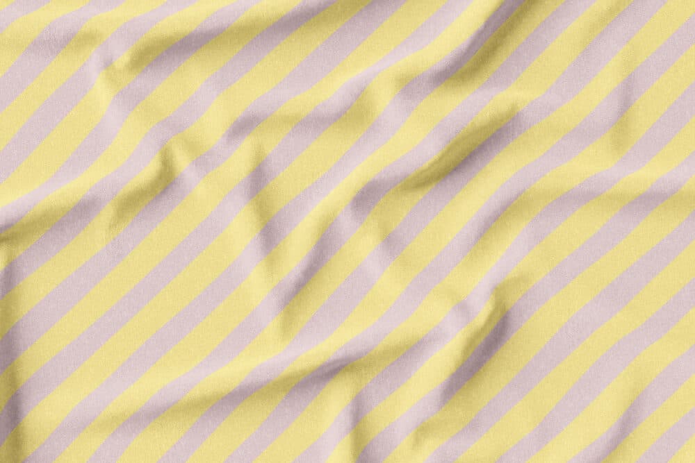 Bio-Jersey - Diagonale Streifen nude/vanilla