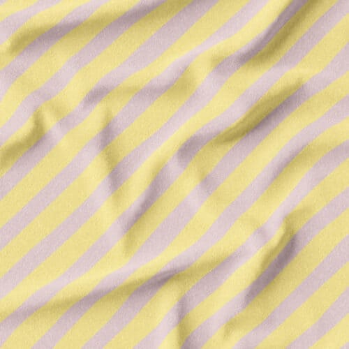 Bio-Jersey - Diagonale Streifen nude/vanilla