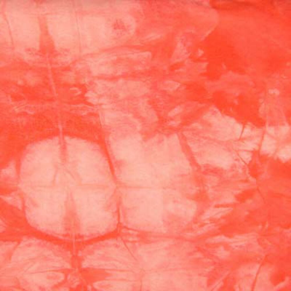 French Terry Brushed - Tie & Dye - Coral