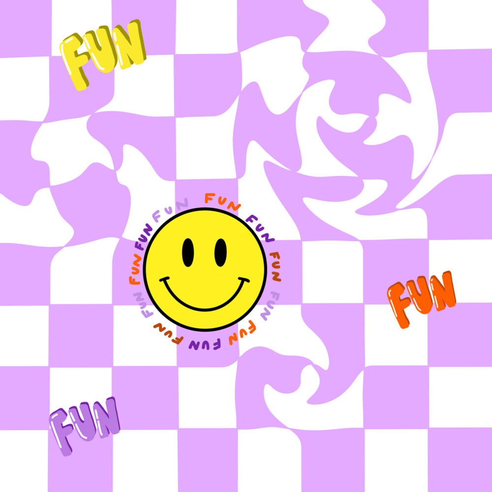 King Kids Designs - Smiley flieder
