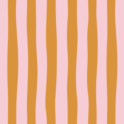 REMMIDEMMI Stripes - rosa/karamell