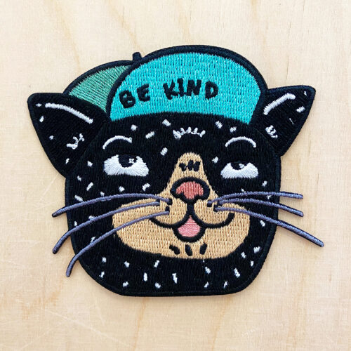 Patch - Be Kind Cat - King Kids Designs