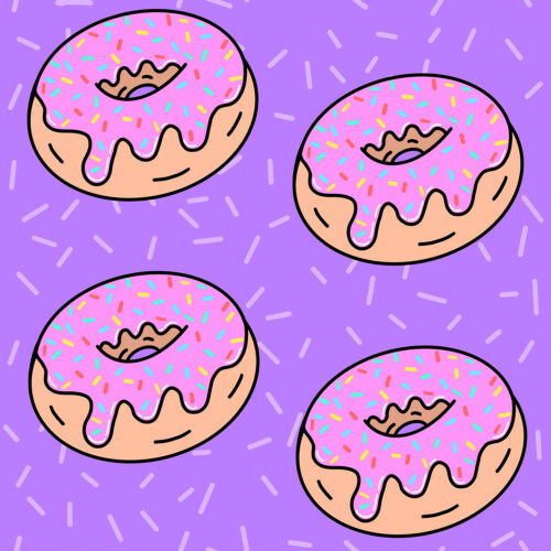 King Kids Designs - Donuts lila