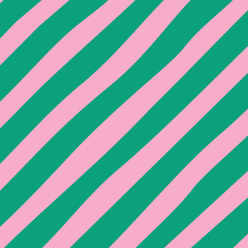 REMMIDEMMI Stripes - Diagonal grün/rosa