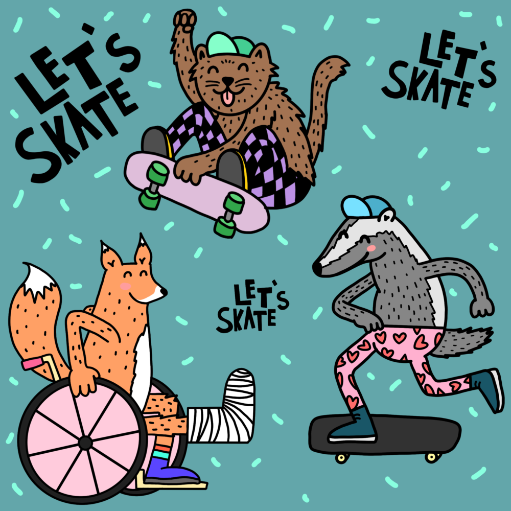 King Kids Designs - Let's Skate