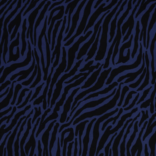 Viskose - Zebra blau